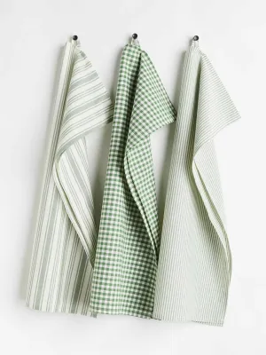 3-pack cotton tea towels