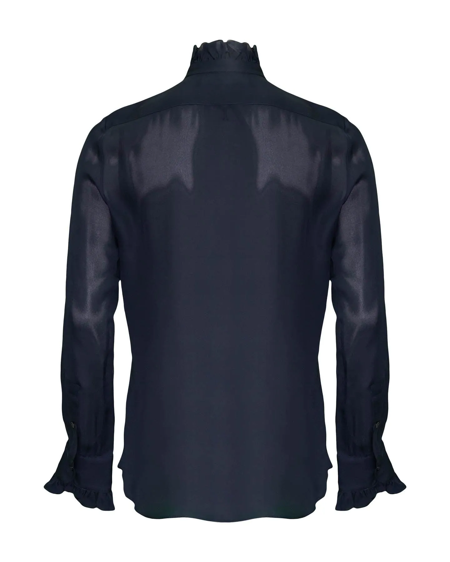 Aleia Silk Ruffle Shirt