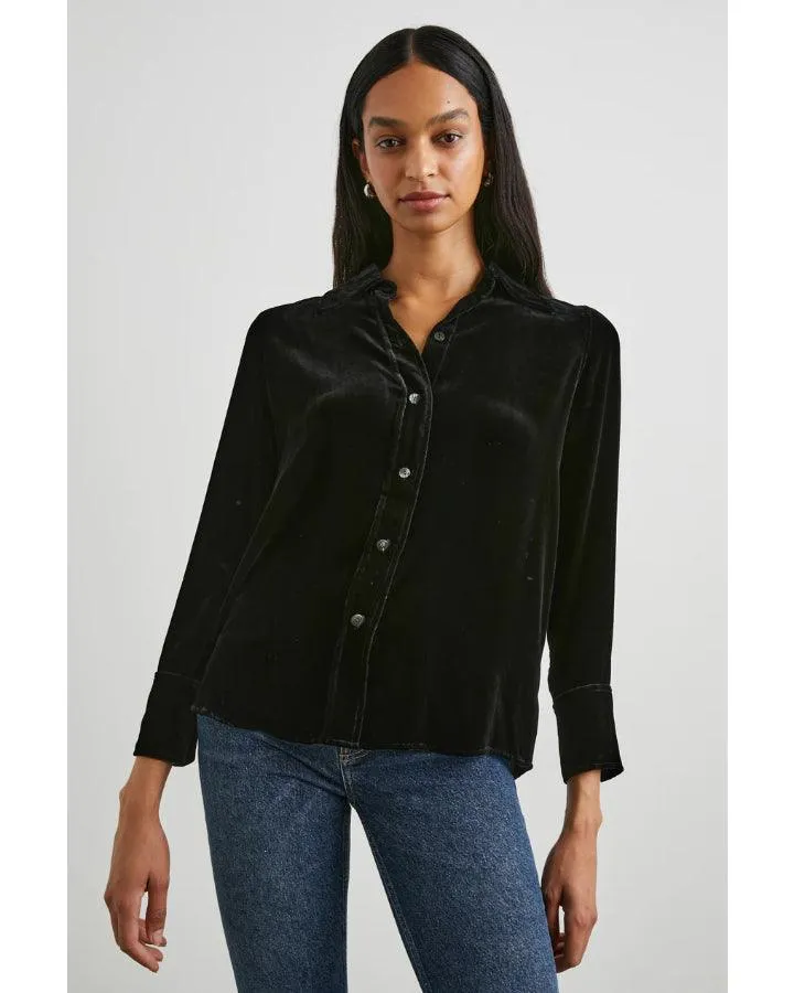 Andrea Velvet Silk Shirt