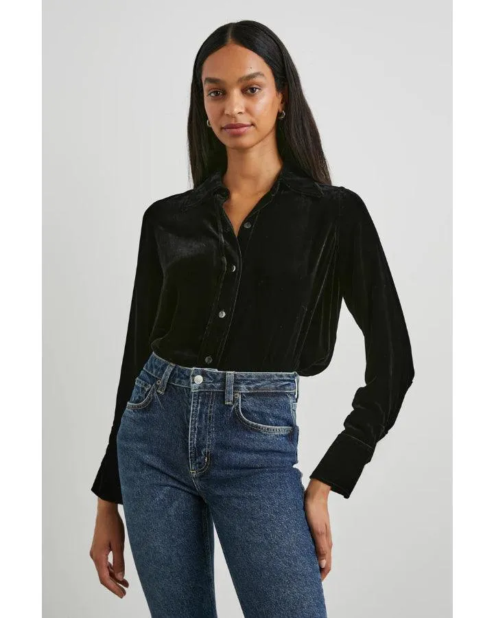 Andrea Velvet Silk Shirt