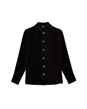 Andrea Velvet Silk Shirt