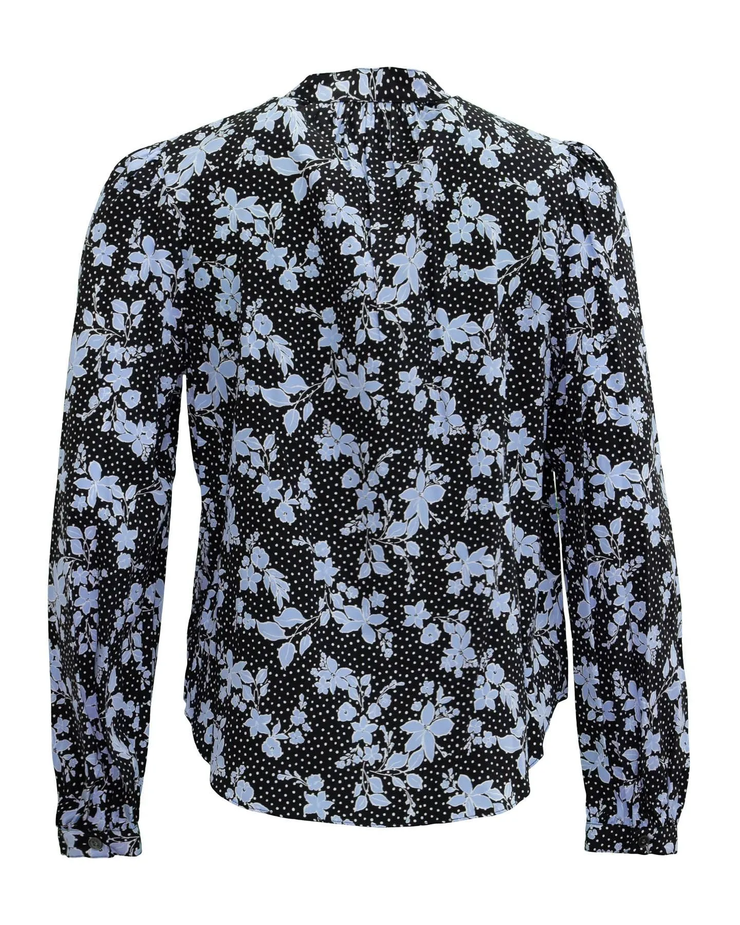 Ashlynn Dotted Floral Print Blouse