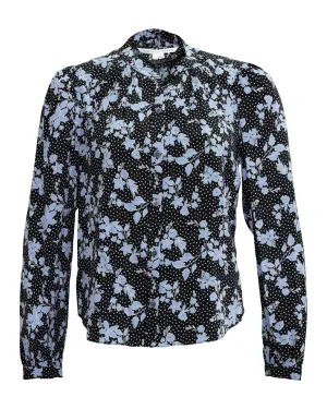 Ashlynn Dotted Floral Print Blouse