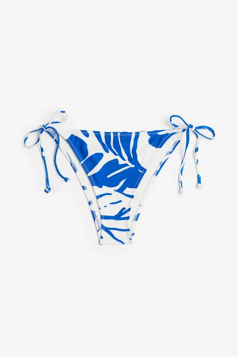 Bikini bottoms with string thong H&M, white