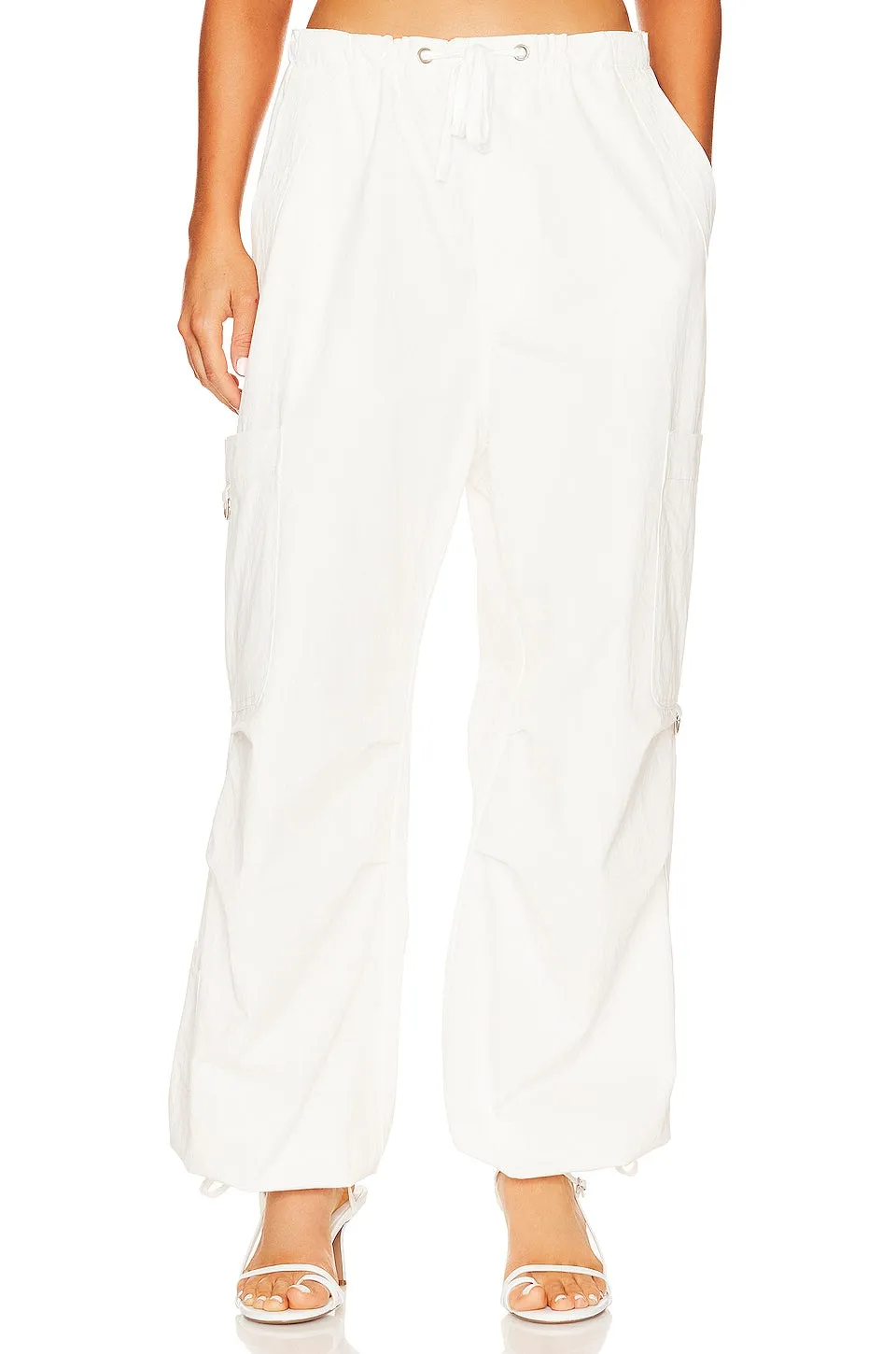 BYYLN Lexi Cargo trousers, white