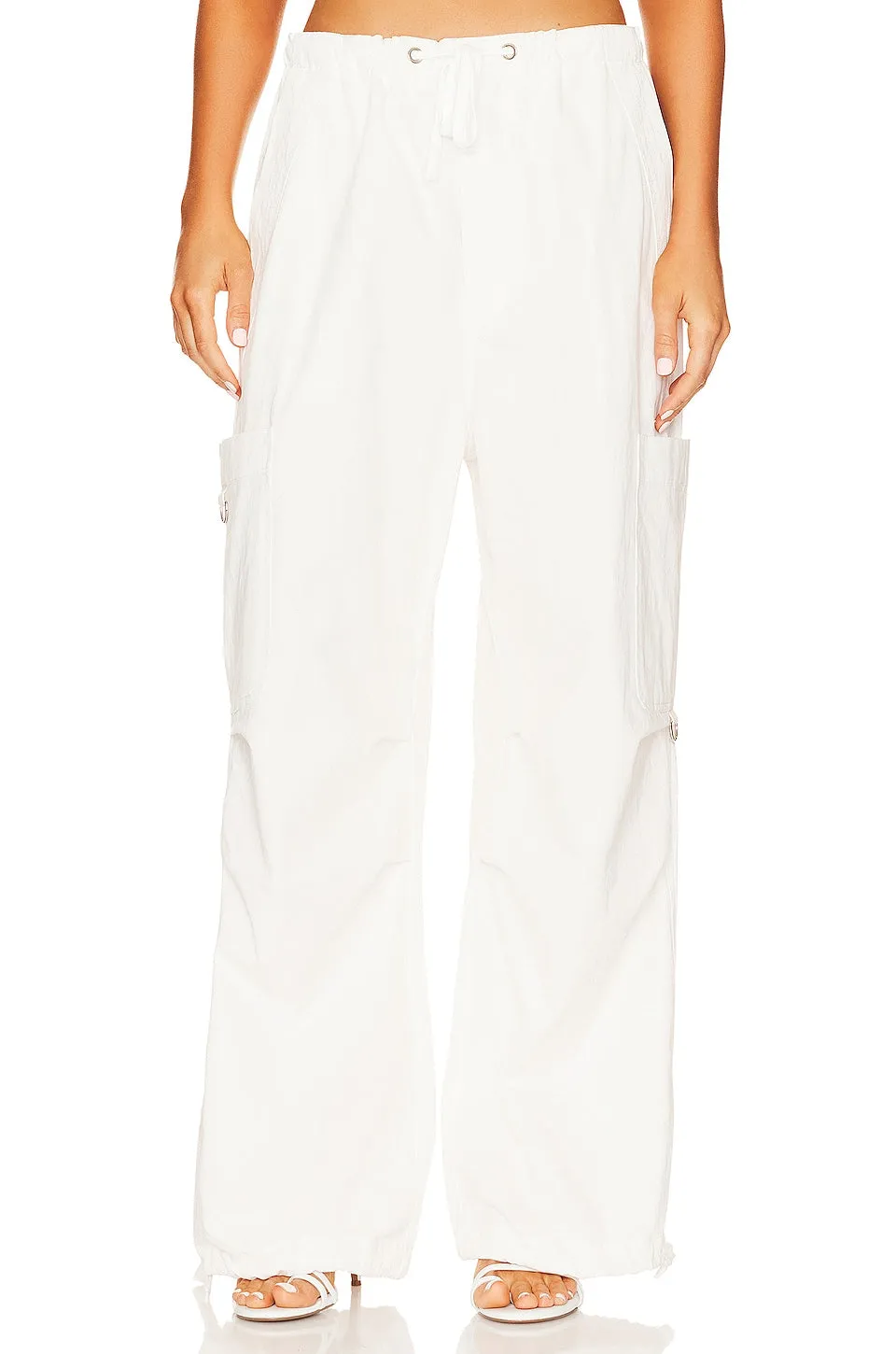 BYYLN Lexi Cargo trousers, white