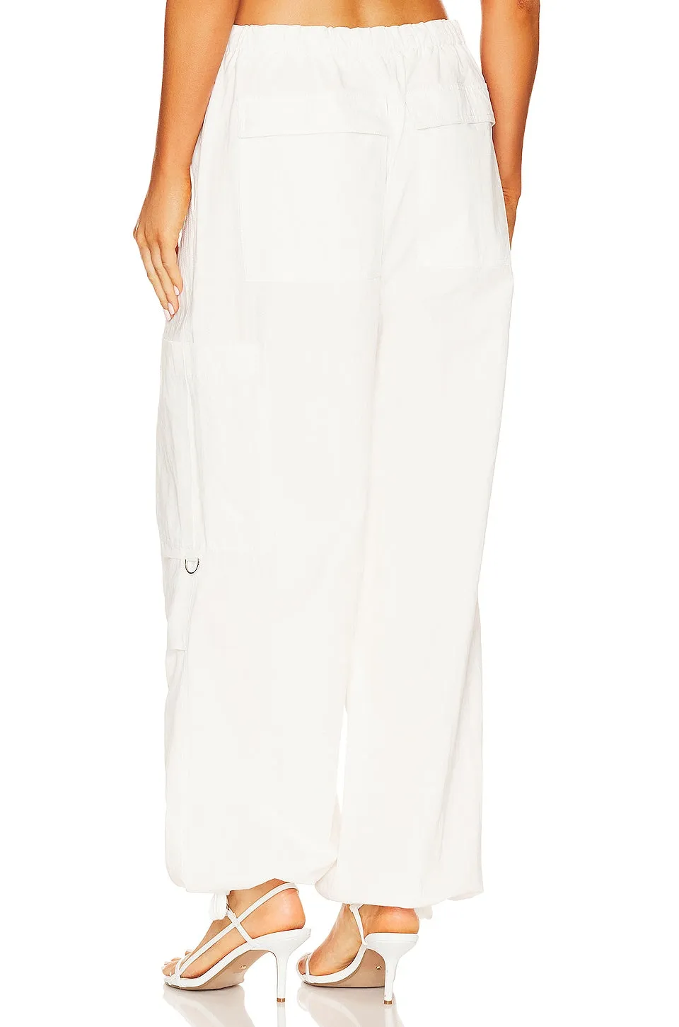 BYYLN Lexi Cargo trousers, white