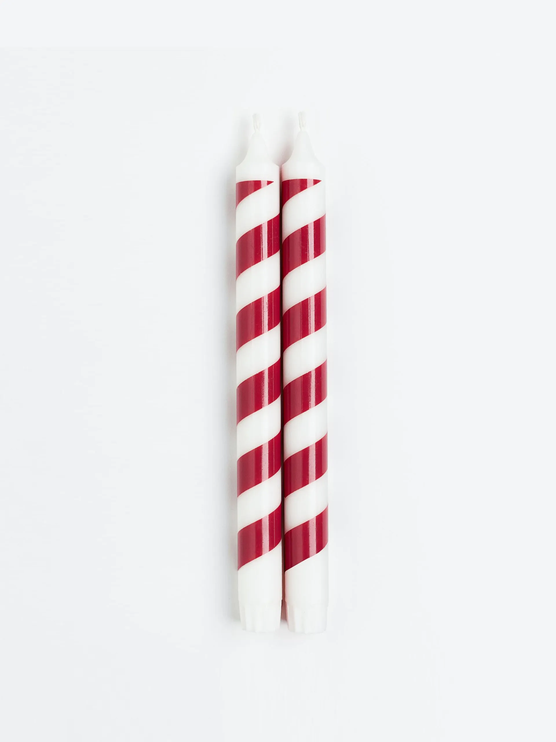 Candy cane candles (pack of 2)