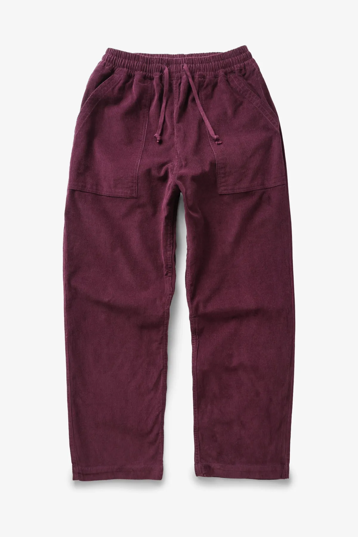 Corduroy Chef Pants in Plum