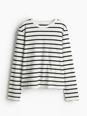 Cotton jersey top