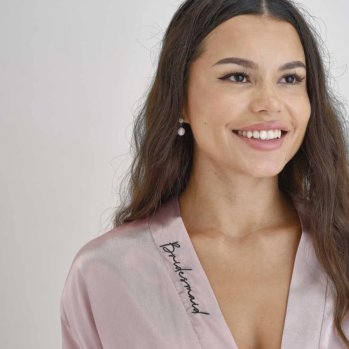 Dusky Pink Bridesmaid Dressing Gown Robe