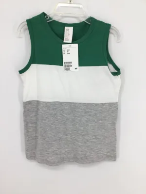H & M Child Size 3 Green Solid Tank top - boys