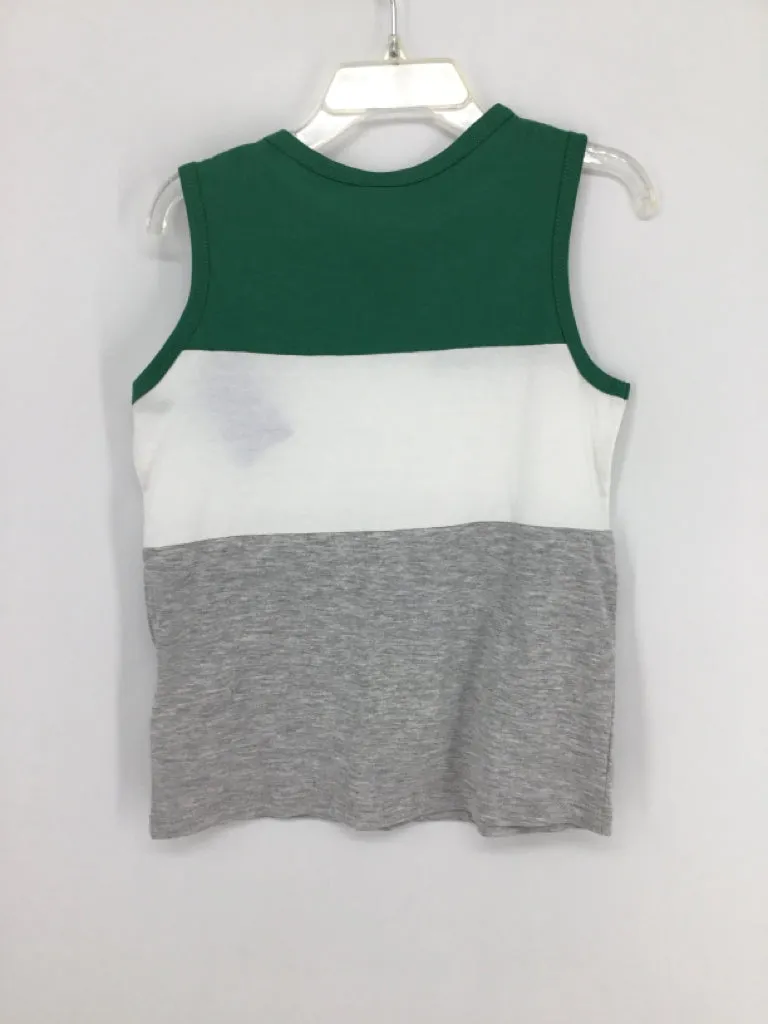 H & M Child Size 3 Green Solid Tank top - boys