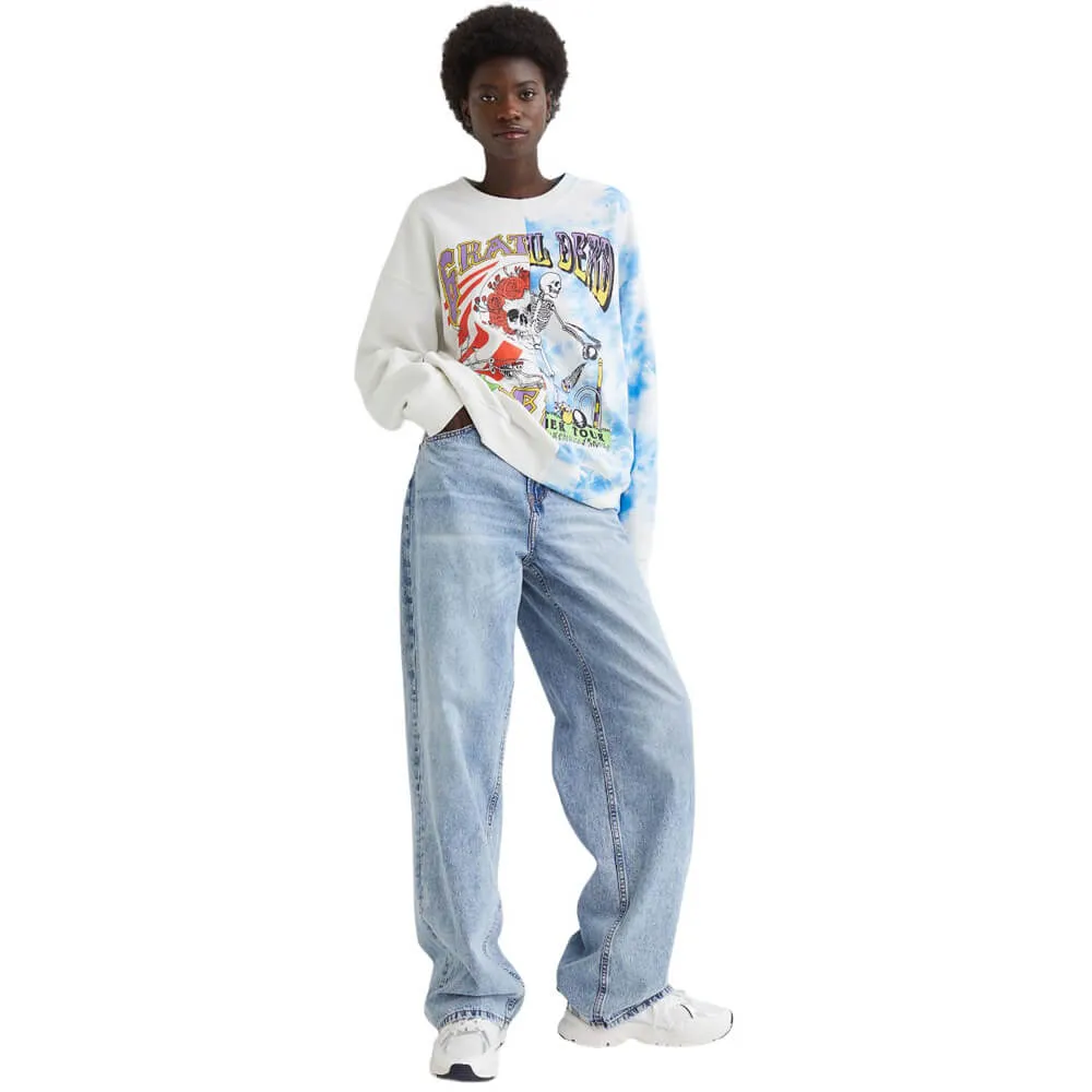 H&M Grateful Dead sweatshirt, white