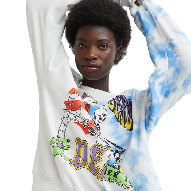 H&M Grateful Dead sweatshirt, white