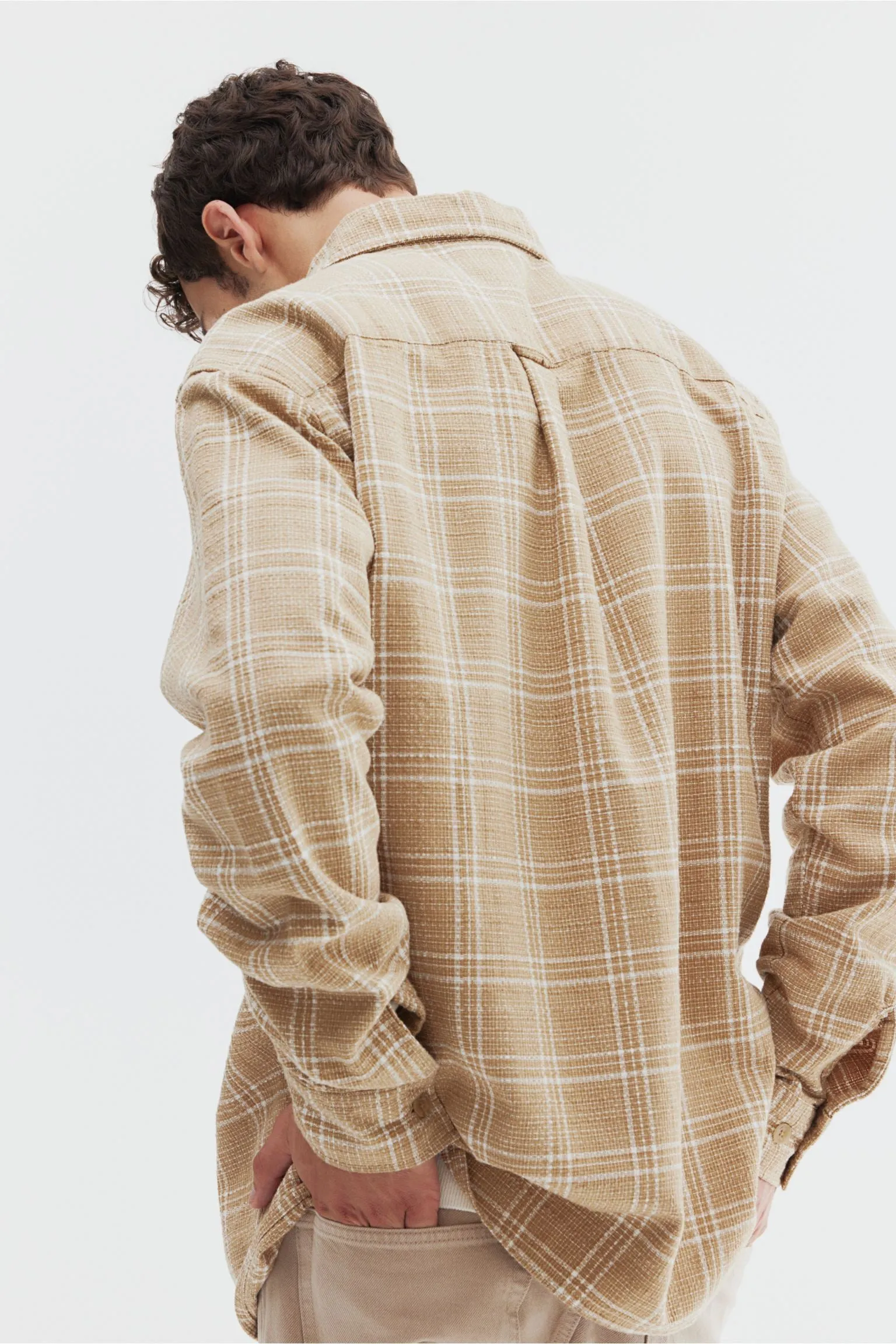 H&M Regular Fit Shirt, beige