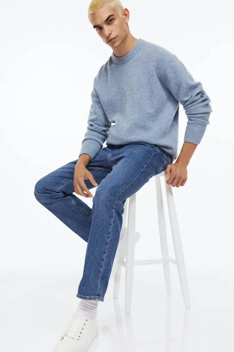 H&M Regular Jeans, Dark Blue