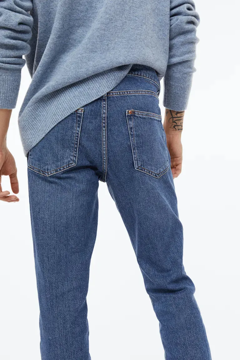 H&M Regular Jeans, Dark Blue