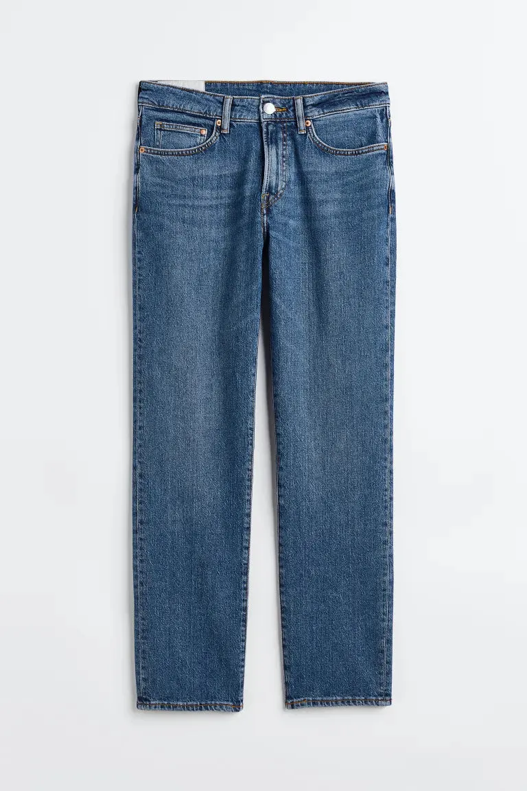 H&M Regular Jeans, Dark Blue