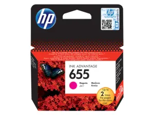 HP 655 Magenta Original Ink Advantage Cartridge (CZ111AE), O-H-655-M