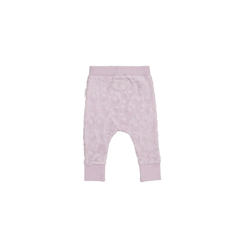 Huxbaby Huxbear Lavender Terry Drop Crotch Pant