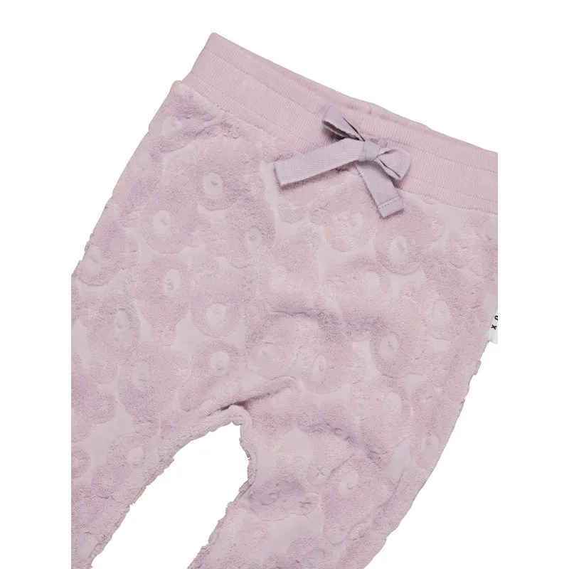 Huxbaby Huxbear Lavender Terry Drop Crotch Pant