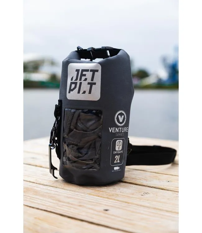 Jetpilot Venture 2L Drysafe Bag - Charcoal