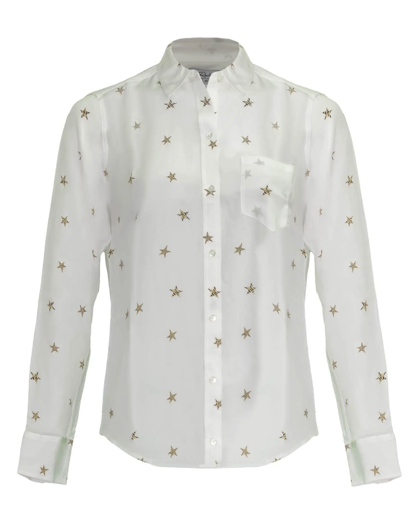 Kate Animal Start Button Down Blouse