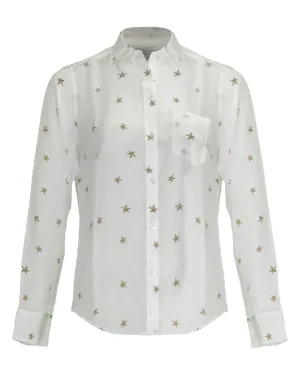 Kate Animal Start Button Down Blouse
