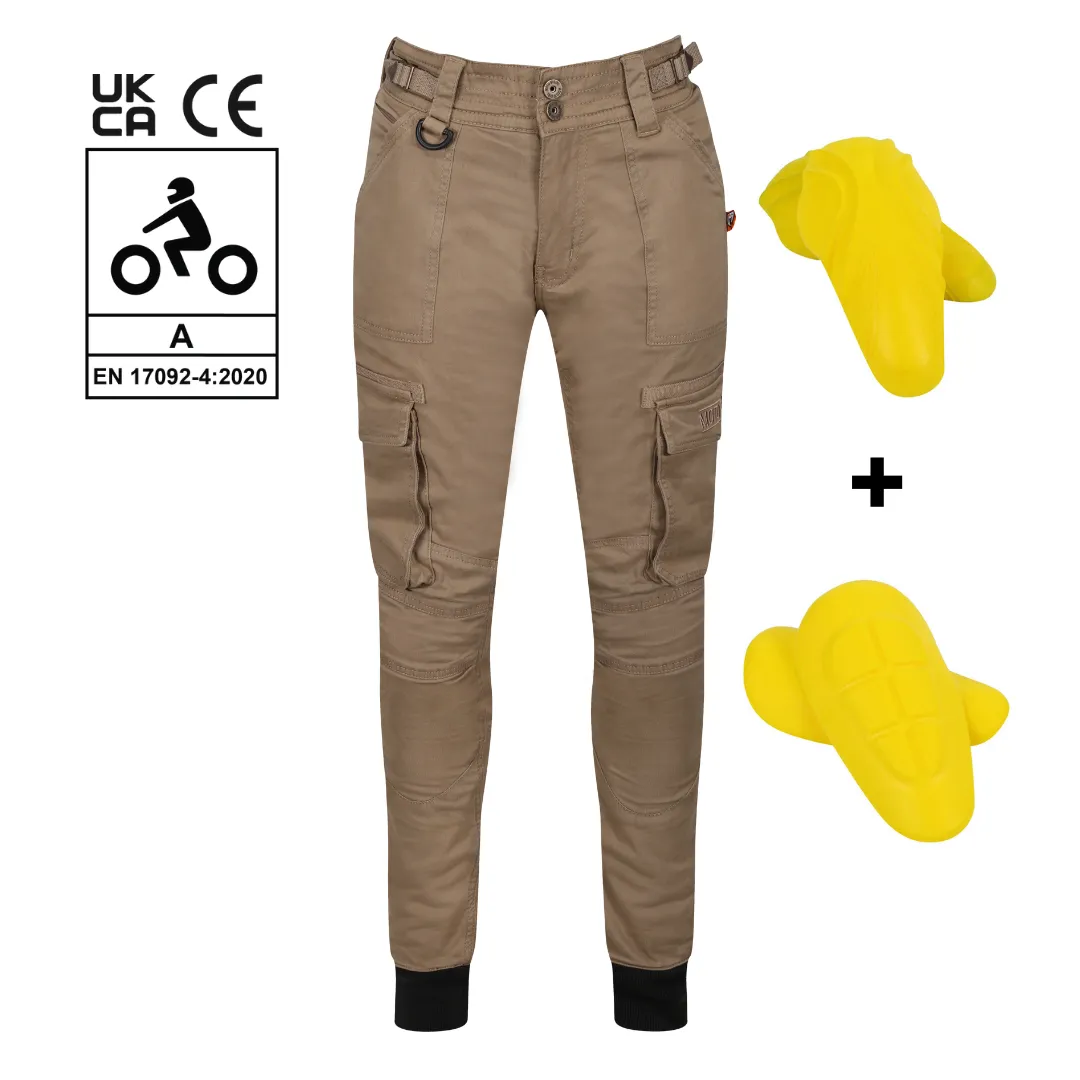 Lara Cargo Beige Trousers