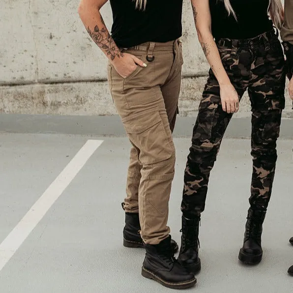 Lara Cargo Beige Trousers