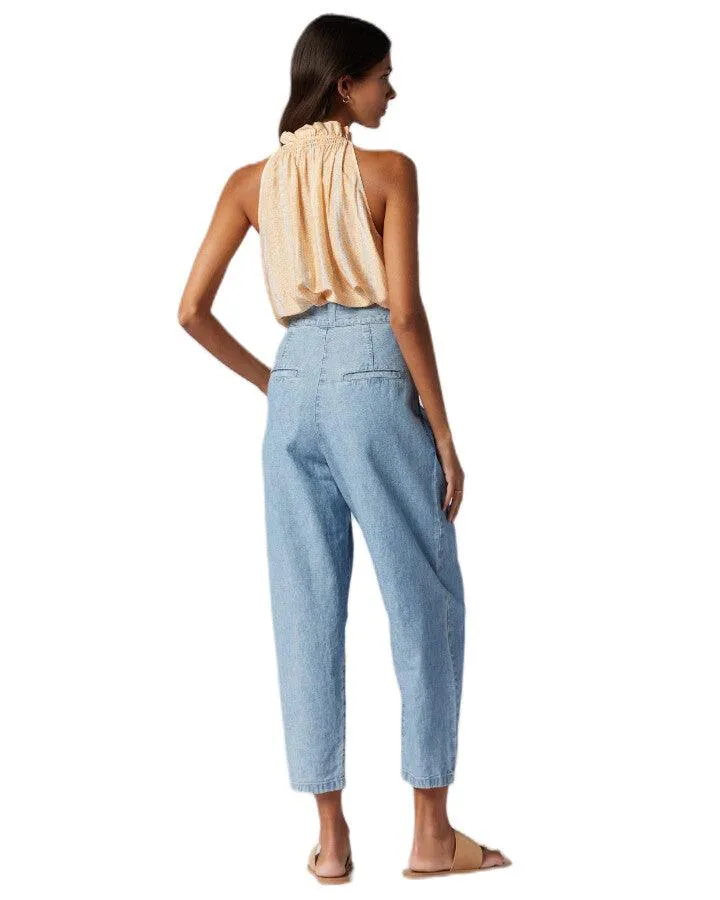 Leonie Tie Neck Sleeveless Top