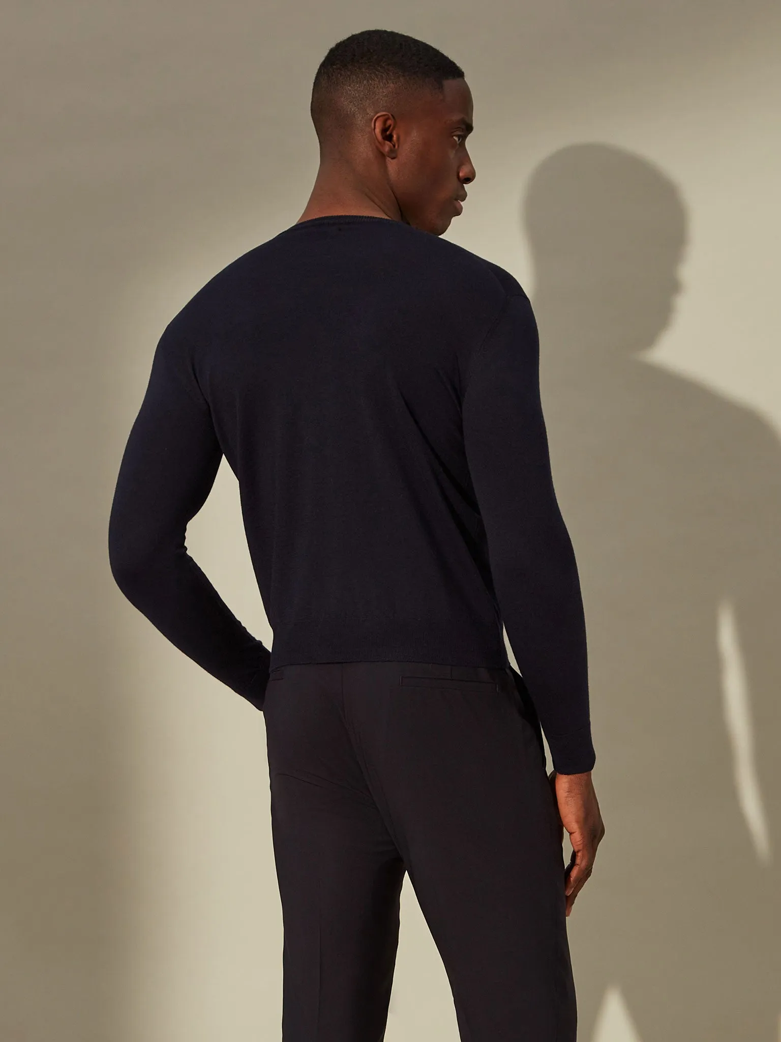 Merino Crewneck - Nordic Blue