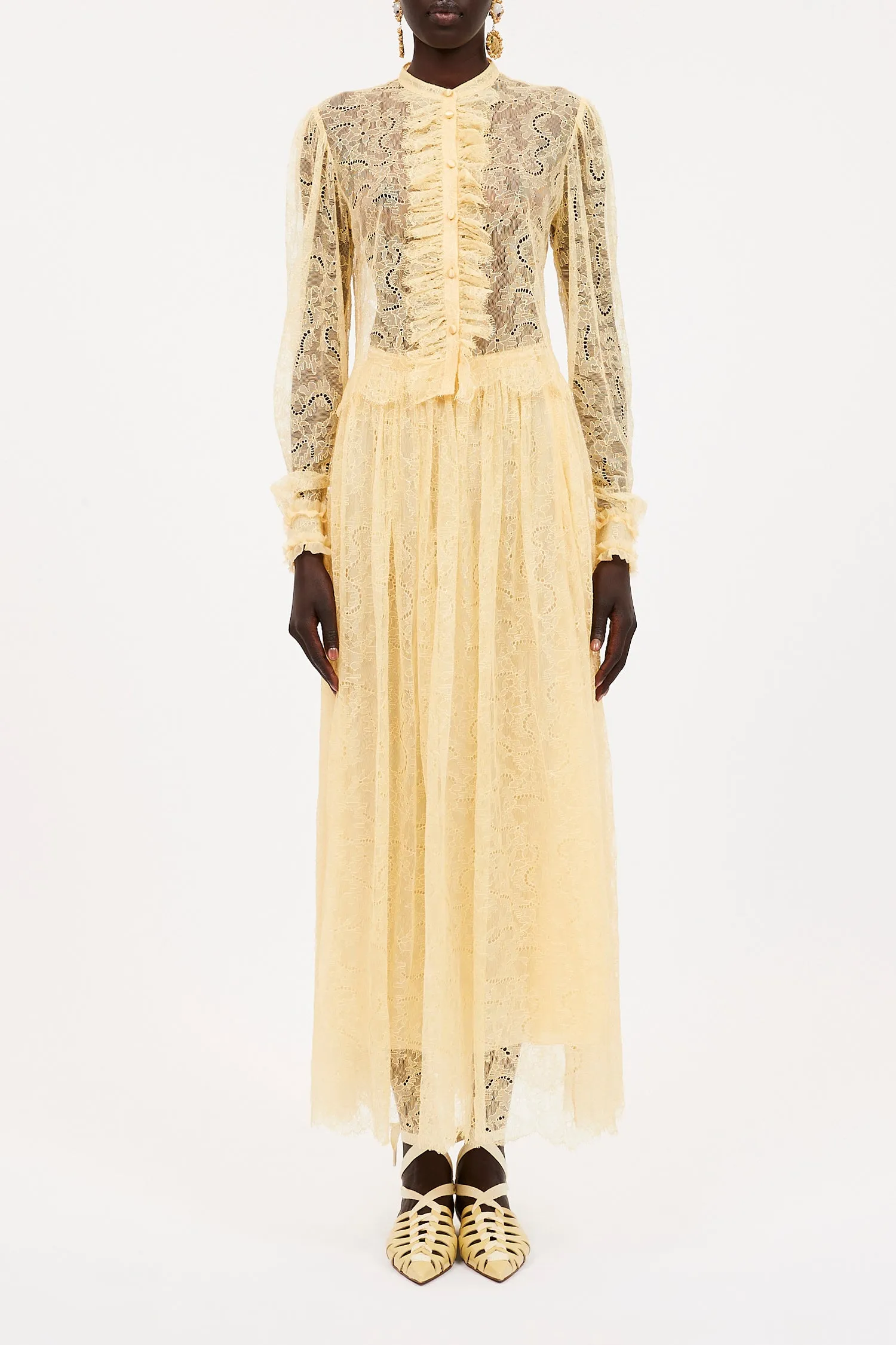 Ulla Johnson - Cecile Blouse in Lemonbalm
