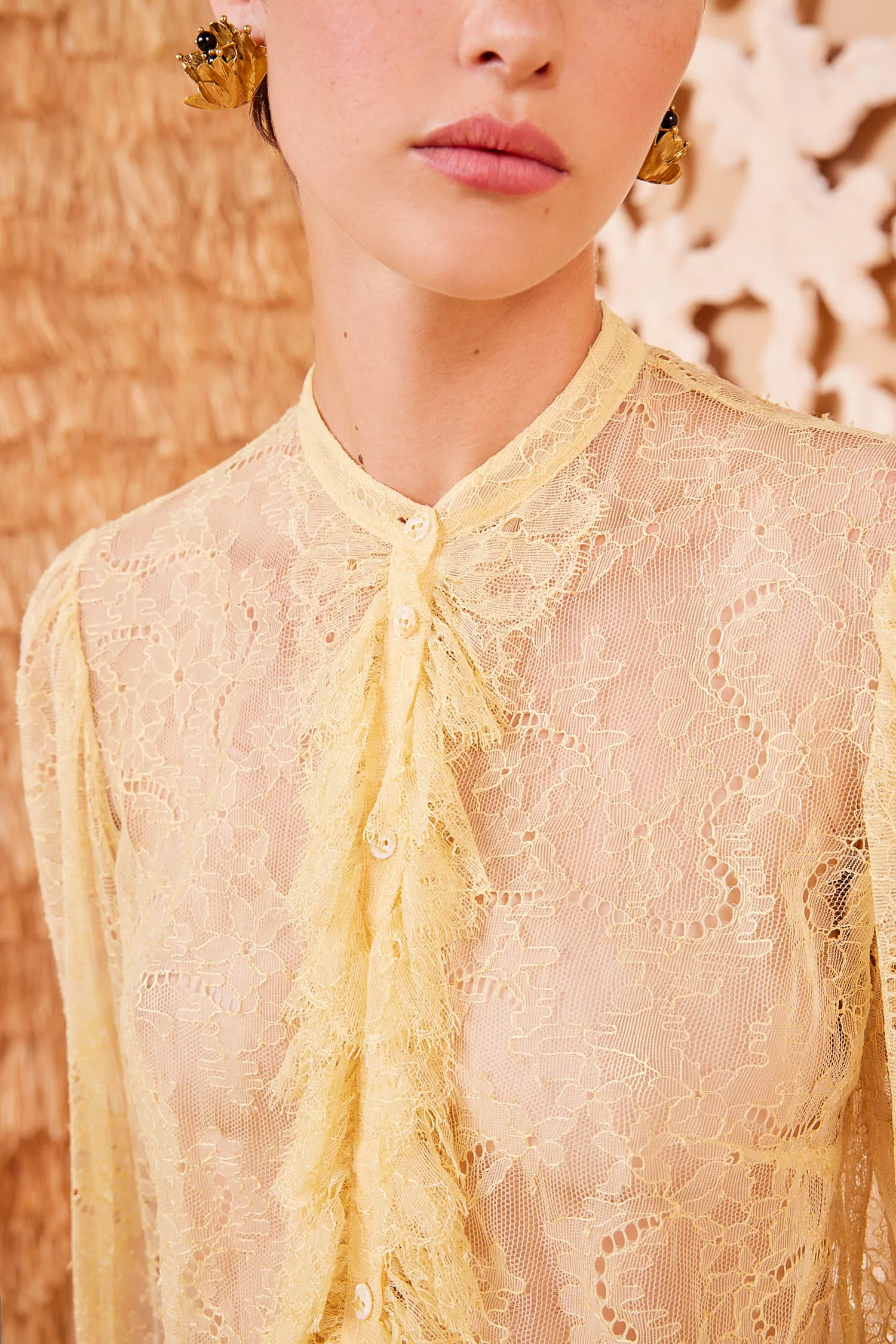 Ulla Johnson - Cecile Blouse in Lemonbalm