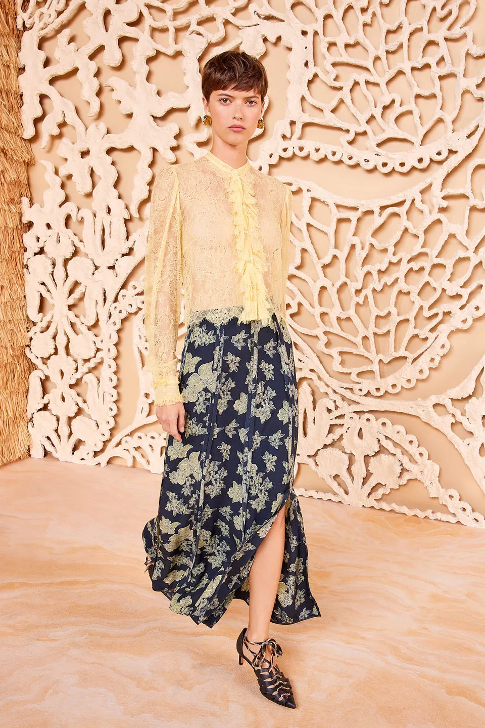 Ulla Johnson - Cecile Blouse in Lemonbalm