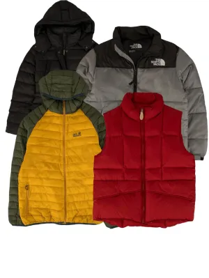 Vintage Branded Puffer Jackets Bundle (20 pcs)